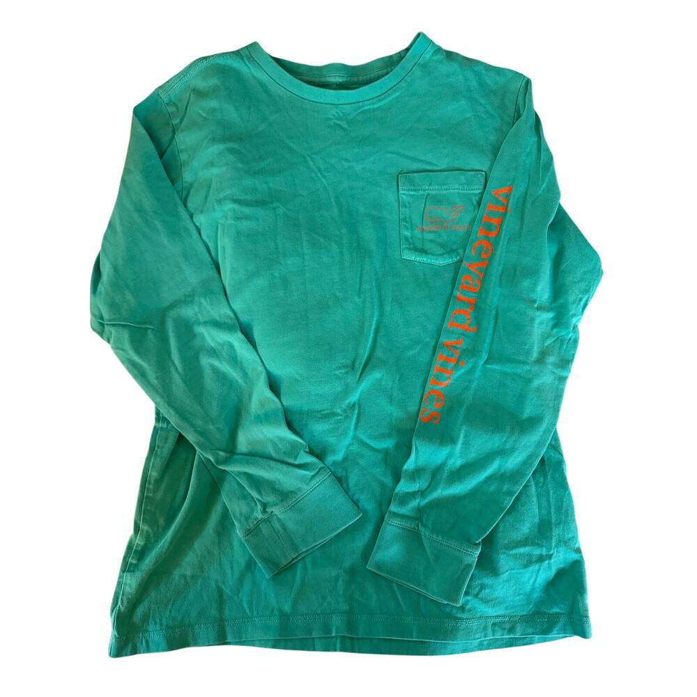 Vineyard Vines green shirt size 12-14